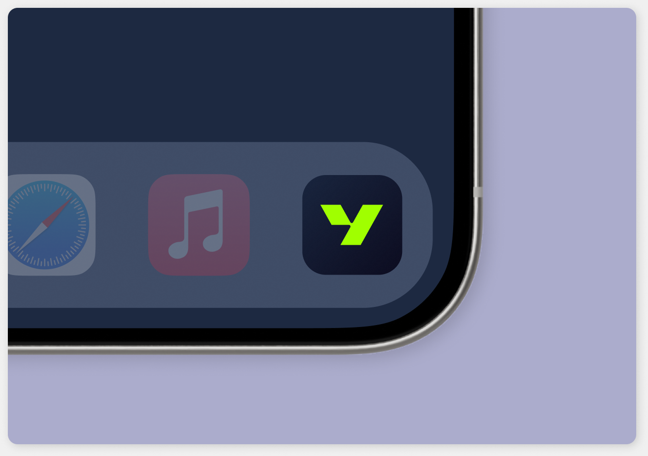 whymars App-Icon im iPhone Dock